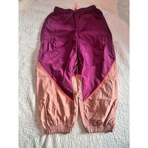 Free People FP Movement Freeflow Pants Women's Small Deep Mulberry Nylon